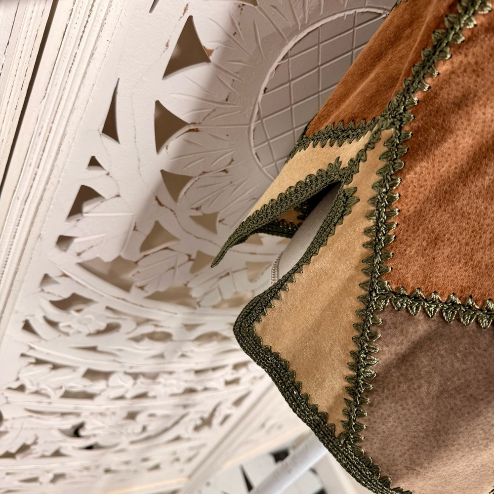 Vintage Brown Leather Patchwork Jacket - image 6